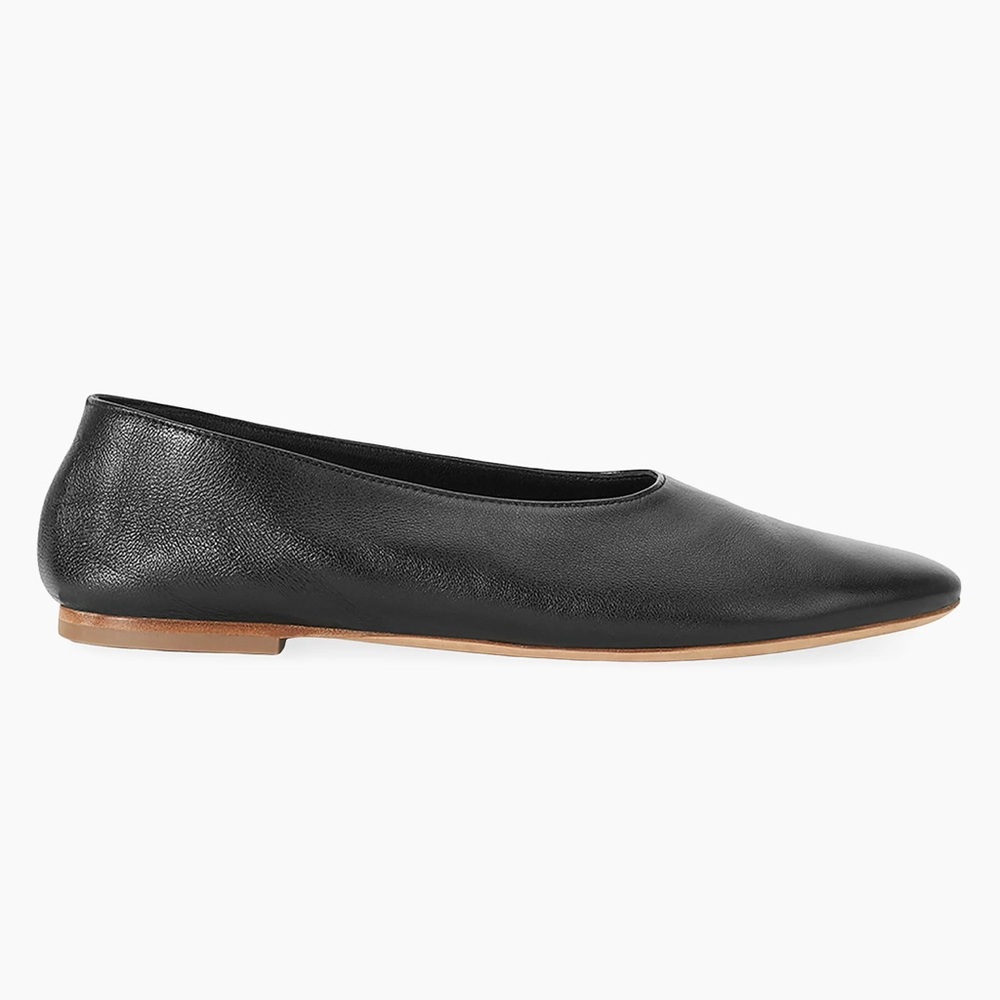 Bottega Veneta flats / ballet flats black leather